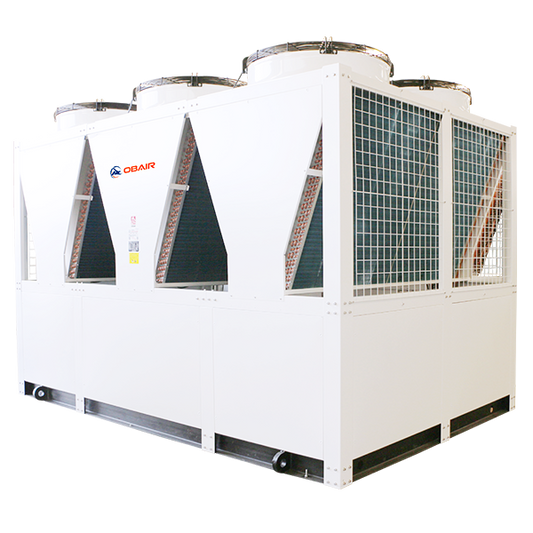 Low temperature strong heat type air-cooled module machine